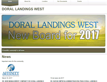 Tablet Screenshot of doral-landings.com